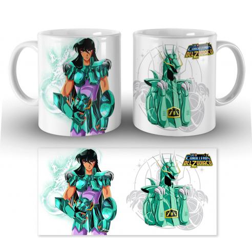 Taza Los Caballeros del Zodiaco Shiryū de Dragón