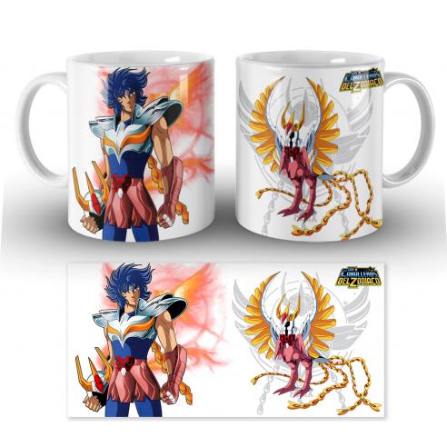 Taza Los Caballeros del Zodiaco Ikki de Fénix