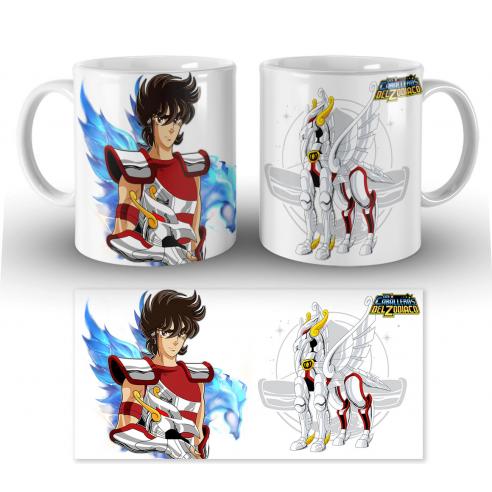 Taza Caballeros del Zodiaco Seiya de Pegaso