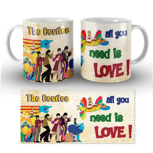 Taza The Beatles All You Need Is Love