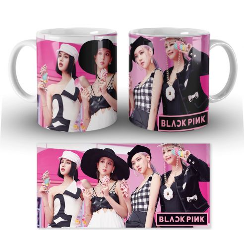 Taza Black Pink