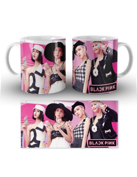 Taza Black Pink
