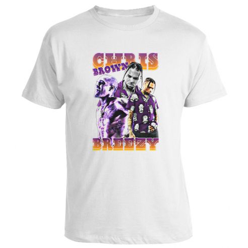 Camiseta Chris Brown Rap Leyends