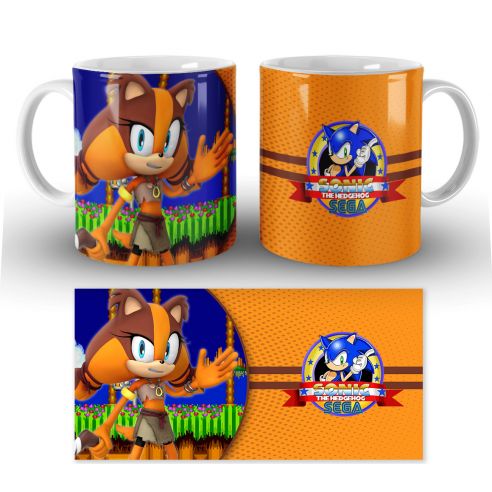 Taza Sonic The Hedgehog STICKS THE BADGER