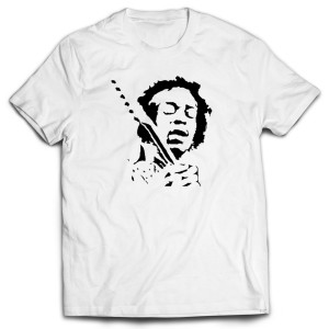 Camiseta Jimmy Hendrix Stencil