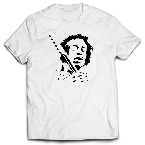 Camiseta Jimi Hendrix Stencil