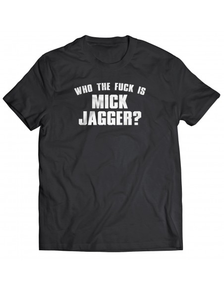 Camiseta Keith Richards WHO THE FUCK IS MICK JAGGER