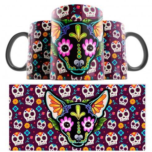 Taza Catrina Día de los Muertos Chihuahua